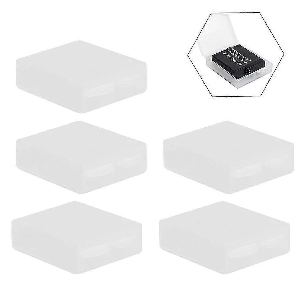 Moisture Plastic Storage Case Holder for Battery 5Pack