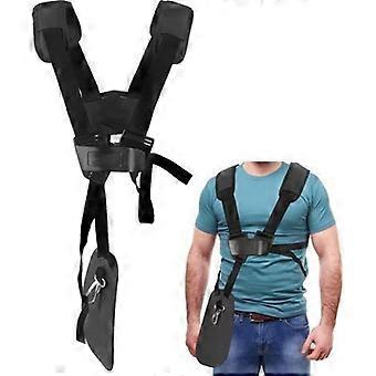 Alça para cortador de grama - Alça traseira ajustável feita de nylon resistente para cortadores de grama das séries STIHL FS e KM (preta)