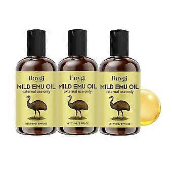 Óleo de Emu 118ml Nutritivo e Hidratante para Rosto, Cabelo Seco e Corpo - Hidratante, Suavizante e Antibacteriano