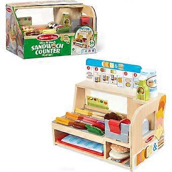 Wooden Pretend Food Shop Set - Sandwich Shop - 178-01