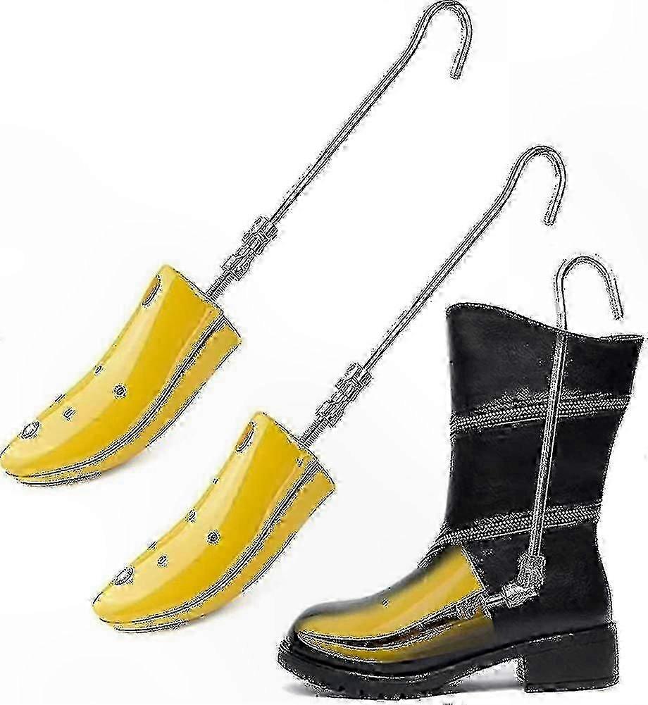 Adjustable Boot Stretcher for Hiking and Work Shoes with Shoe Tree Functionality