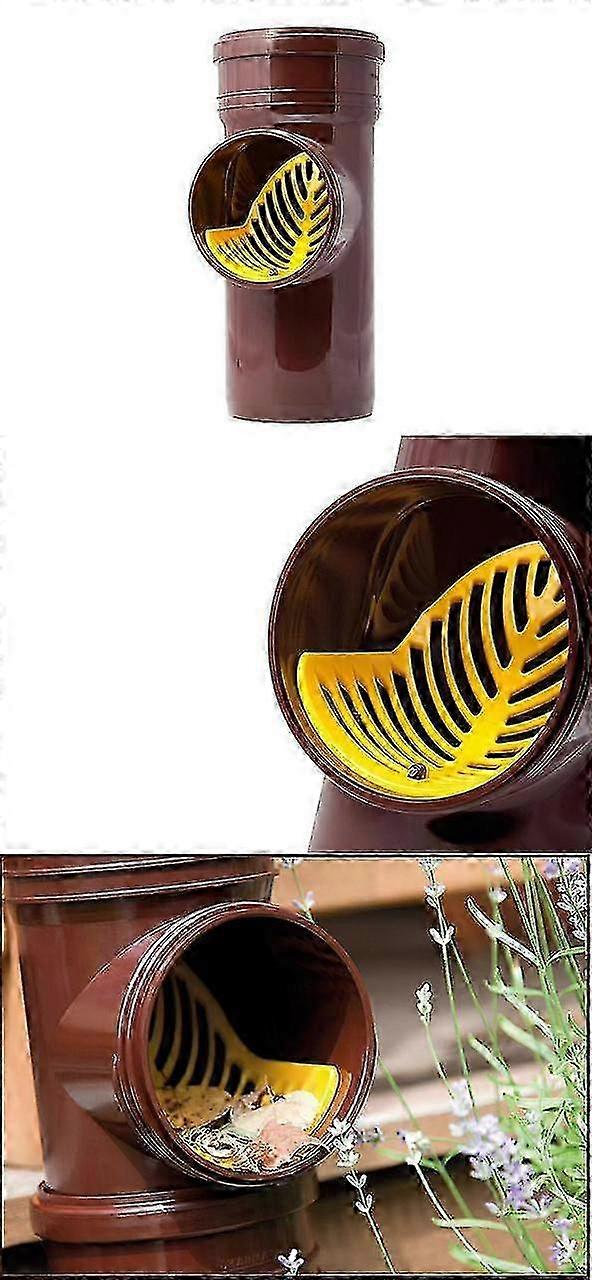 Gutter Flush System Cleanouts with Strainer 110mm Pipe Diameter Various Colours-Good