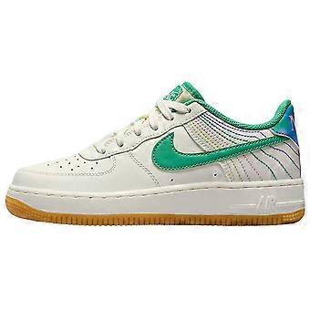 Nike Air Force 1 Low LV8 3 Heel Stitch Sail Stadium Green GS FJ7540-100