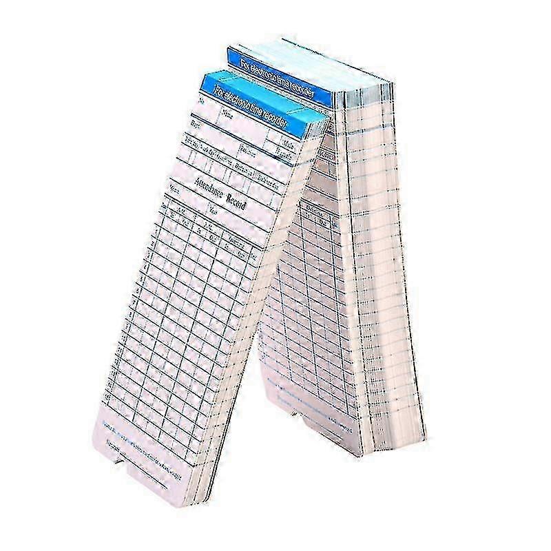 Double-Sided Monthly Time Cards 90 Pcs