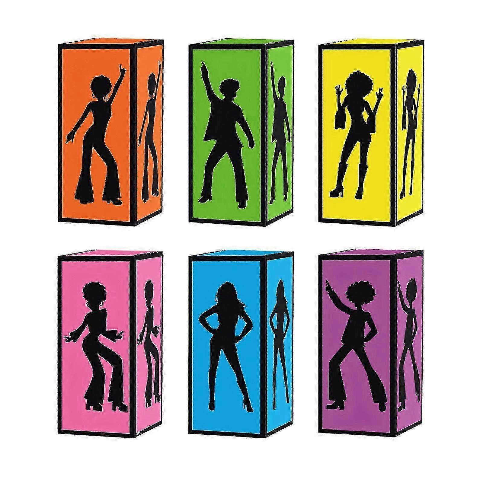 Retro Disco Table Lantern Boxes