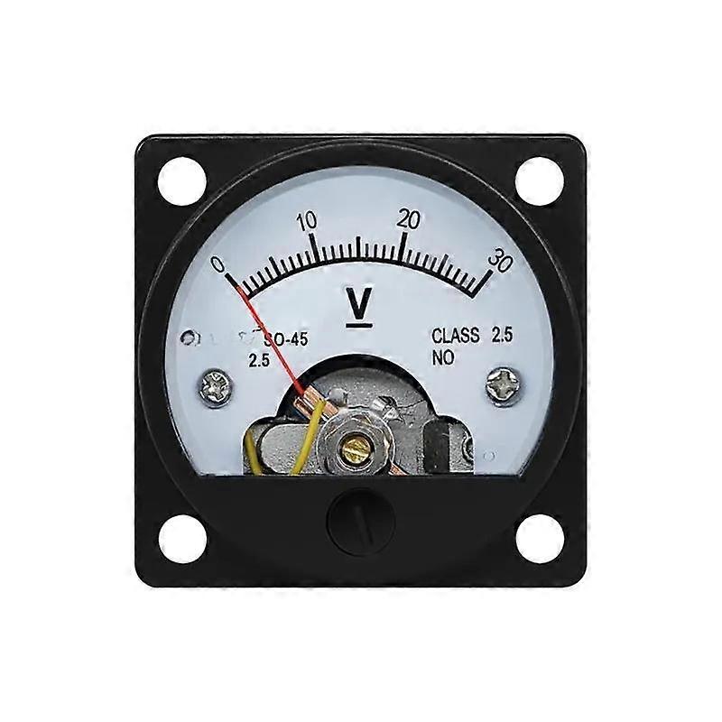 Electrical Current Tester Analog Pointer Meter Computer-printed Scale Zero-position Regulator Easy Installation