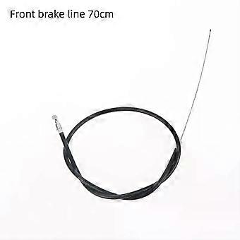cycle Brake Cable Set Metal Wire Core,Front And Rear Brake Wire Tubes With Locking Mechanism And Folding Sleeve Gear 1/2pcs