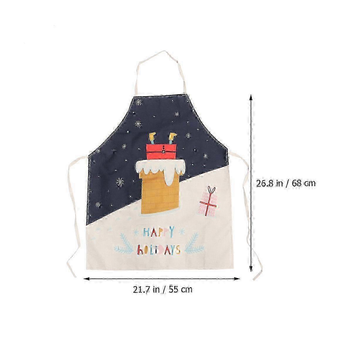 Bright Christmas Adjustable Apron