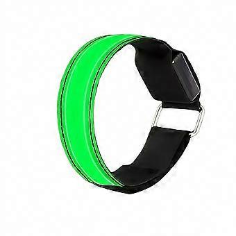 Night Running and Cycling LED Armband, USB Rechargeable Safety Gear