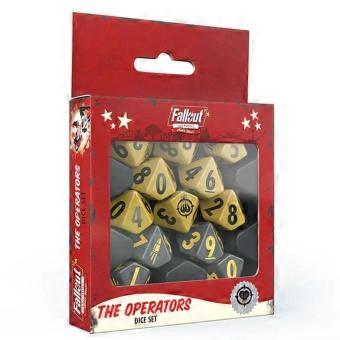 THE OPERATORS Fallout Factions Dice Set Custom Themed Dice for Tactical Battles