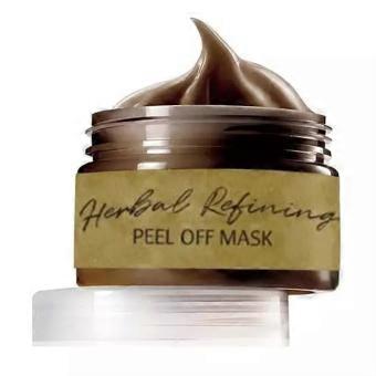 Herbal Refining Peel-Off Mask - Blackhead Removal & Pore Shrinking - Brightening Facial Cleansing Masque 