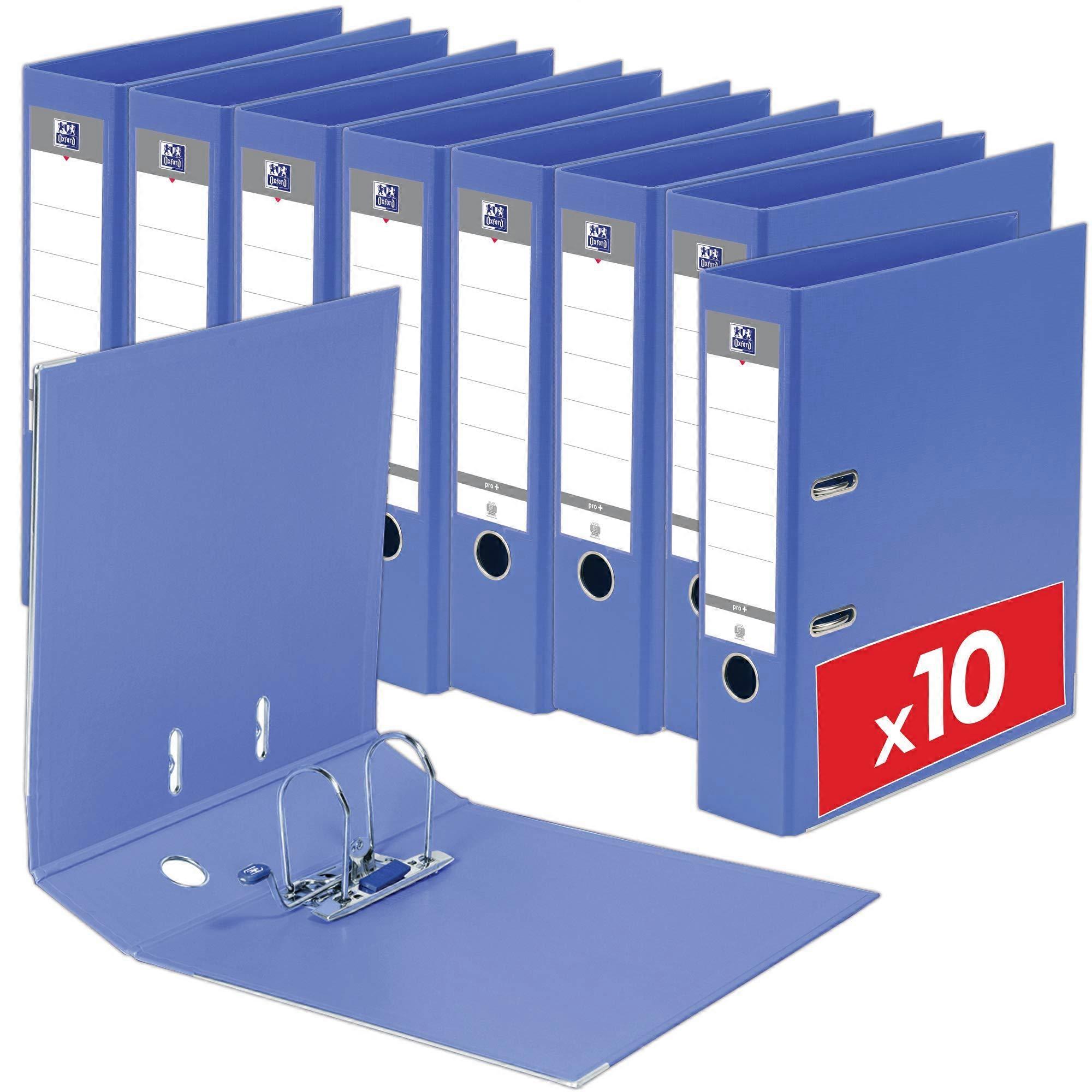 Ordner A4 80 mm PP/PP Hellblau, 10 stuks