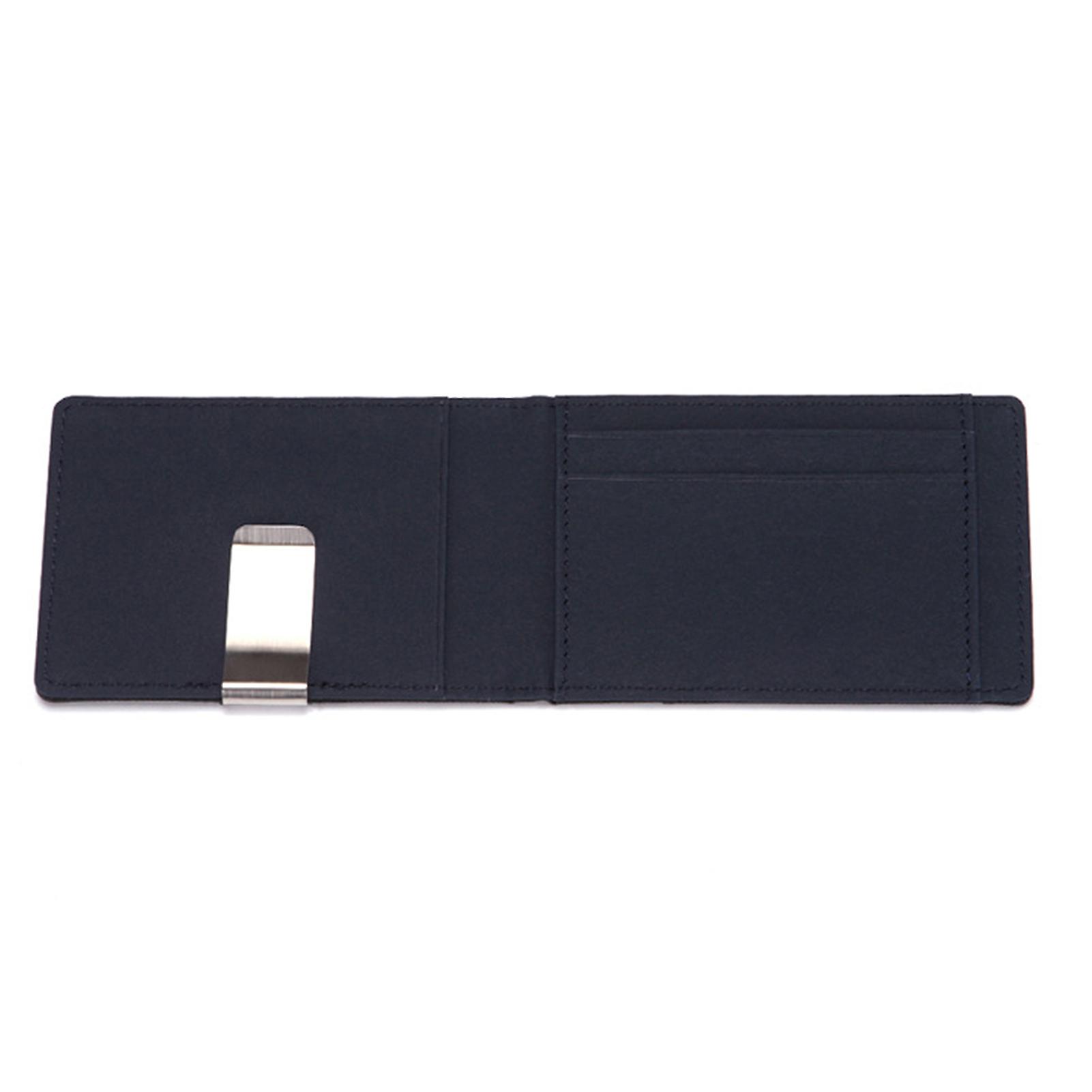 Foldable Pu Leather Mini Wallet Portable Multipurpose Card Holder