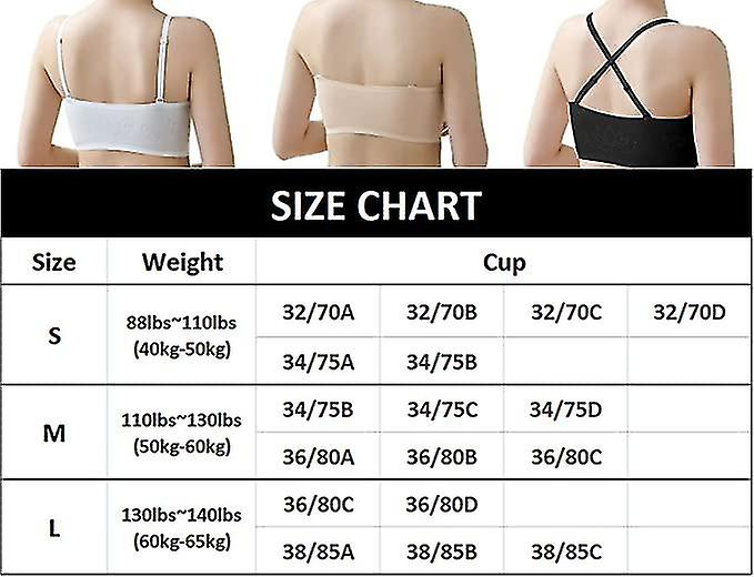 Women Lingerie Strapless Front Buckle Lift Bra, Wire-free Anti