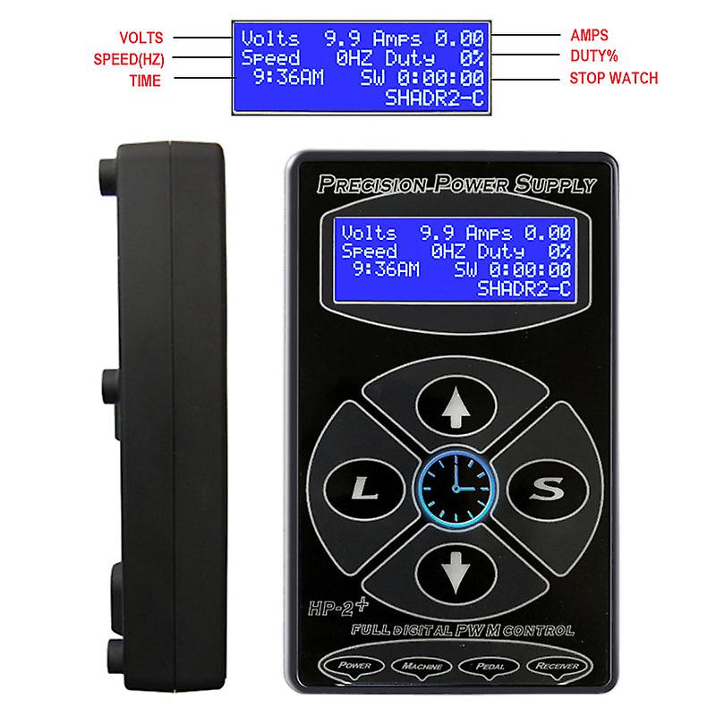 Newest Hp-2 Hurricane Tattoo Power Supply Digital Dual Lcd Display Tattoo Power Supply Machines For Tattoo Machines