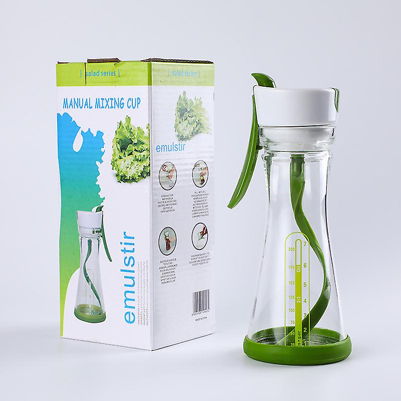50lb Manual Mixing Cup Mixer Salad Dressing Stirring Blending Bottle Seasoning Sauce Dipping Juice Container Shaker Blender