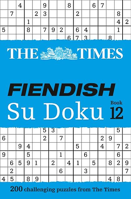 The Times Fiendish Su Doku Book 12 by The Times Mind Games Paperback Book