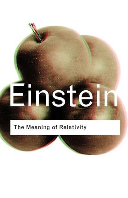 The Meaning Of Relativity by Albert Einstein Paperback