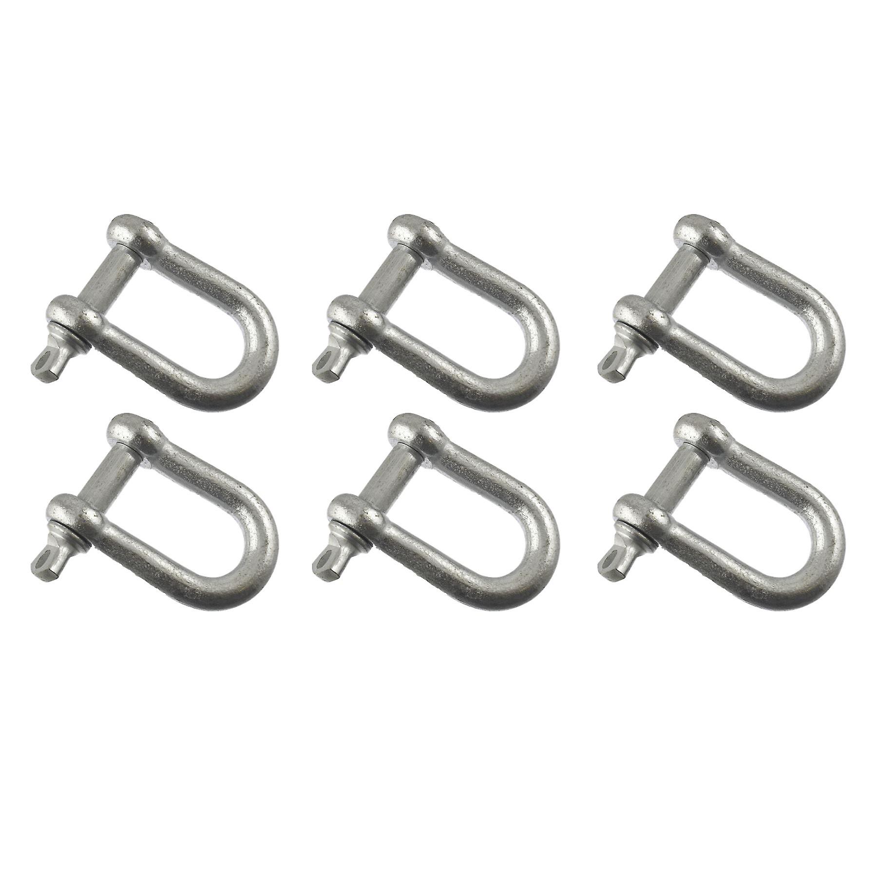10mm Galvanised Dee Shackle PACK of 6 Chandlery DK03