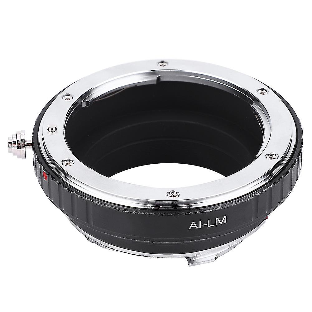 Ai-lm Black Aluminium Alloy Lens Adapter Ring For Ai Mount Lens To For Lm Mount Camera For Techart Lm-ea7 Can Match With