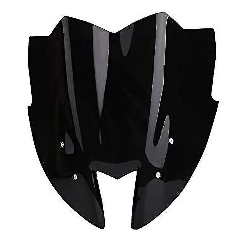 Motorcycle Black Windshield Viser Visor Compatible with Kawasaki Z800 2012-2016