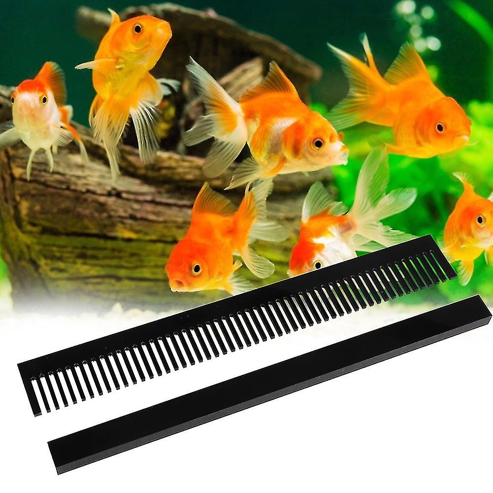 320mm Length Black Aquarium Fish Tank Weir Overflow Comb Removable Marine Sump