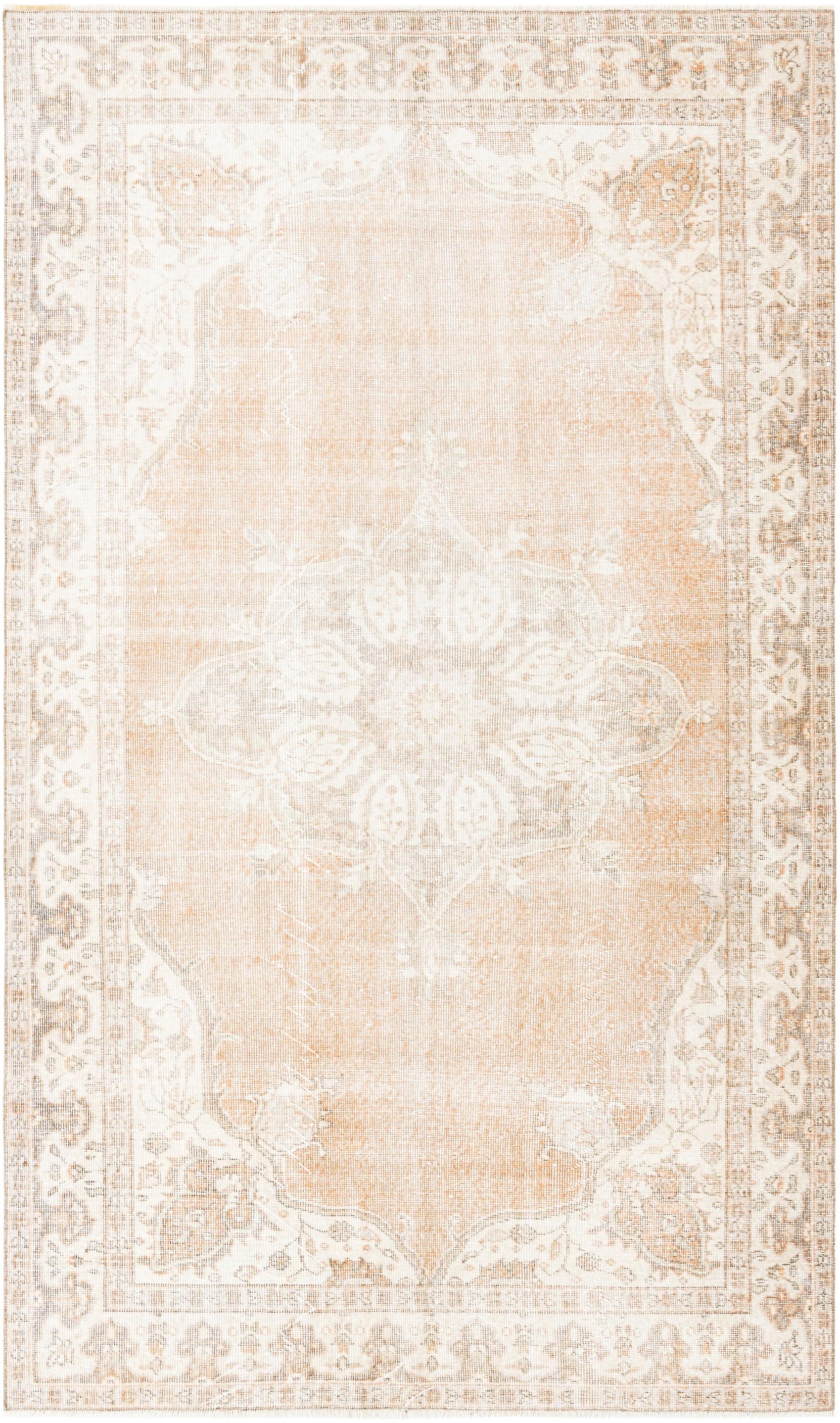 Hadorn Ultra Vintage 165x277 带米色手工火鸡地毯