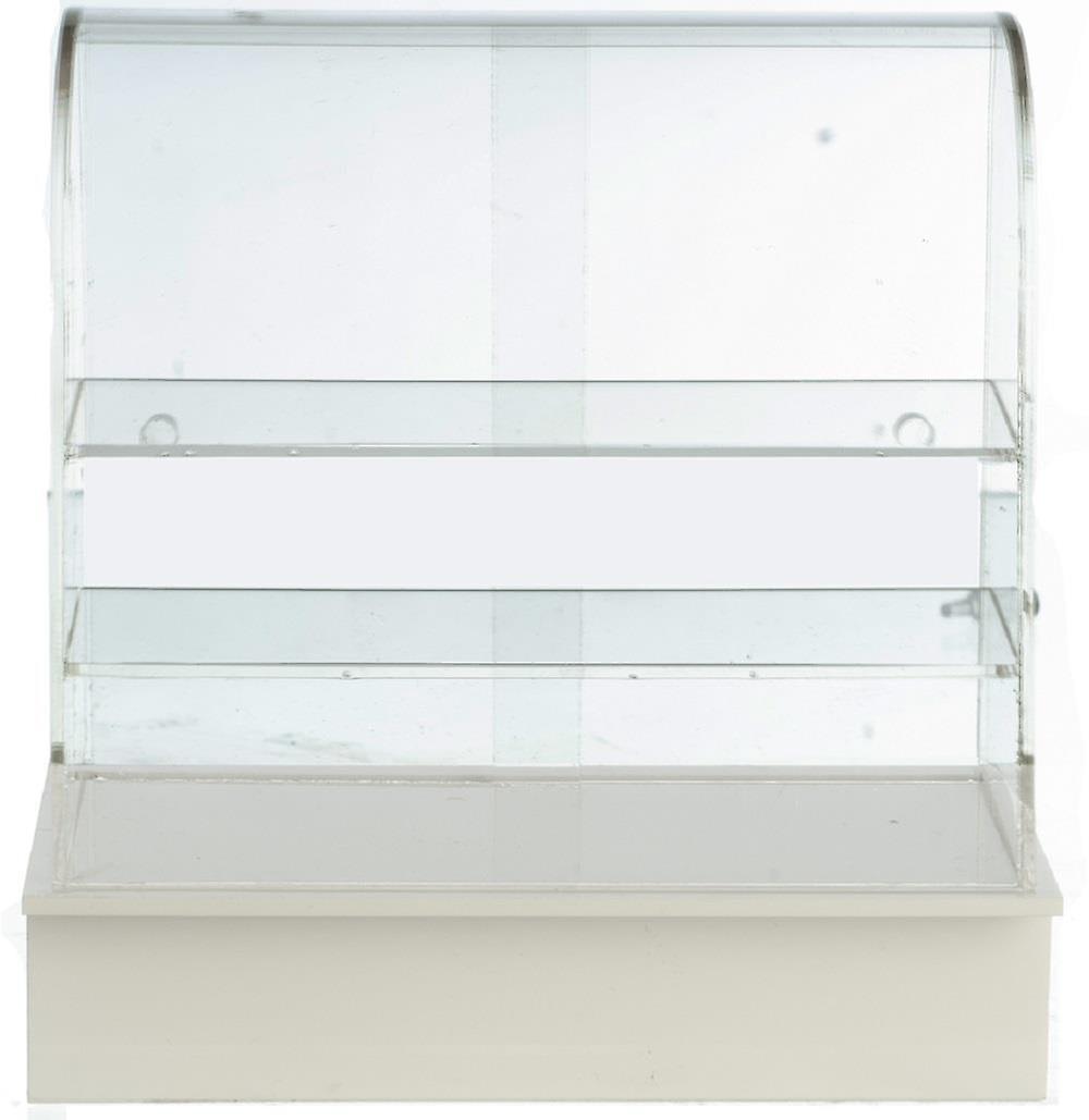 Dolls House Display Case Store Counter White Miniature Shop Fitting Furniture 1:12