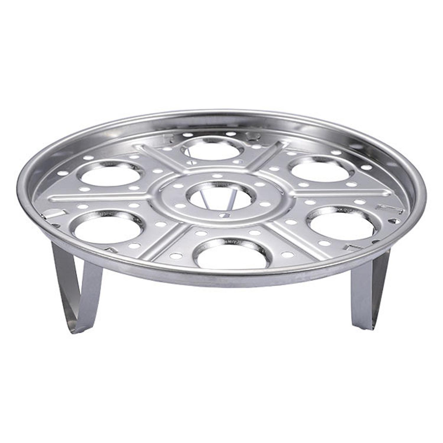 ZHOUBA Stackable Steamed Egg Rack 430 7 Holes Instant Pot Egg Steamer Trivet Cooking Utensils