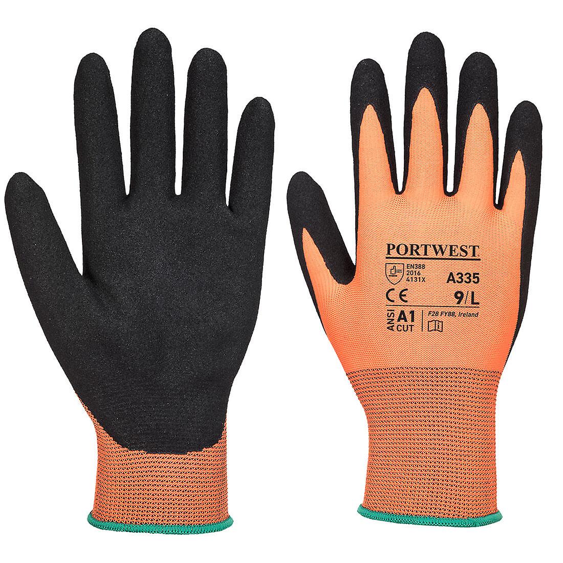 Portwest A335 Dermi-grip Npr15 Gants Nitrile Sandy