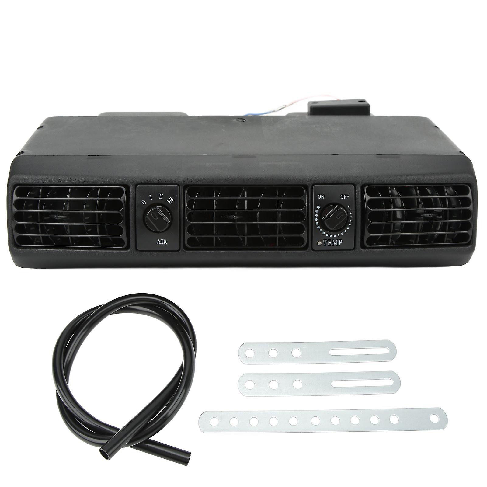 Universal Under Dash Air Conditioner, Replacement A/C Evaporator for RV, Van, Camper, 24V, 360 CFM