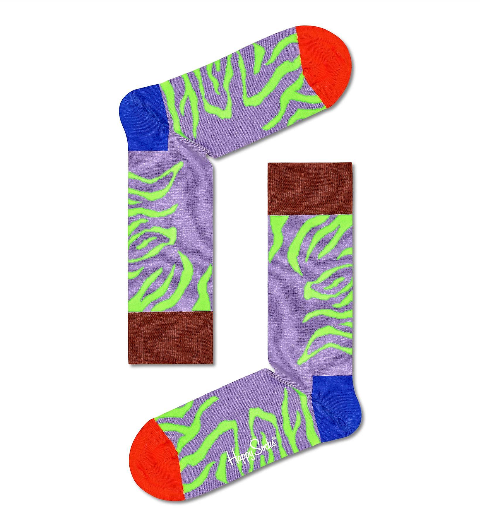 Happy Socks - Crew Socks (Size 41-46) ~ Tiger Rave
