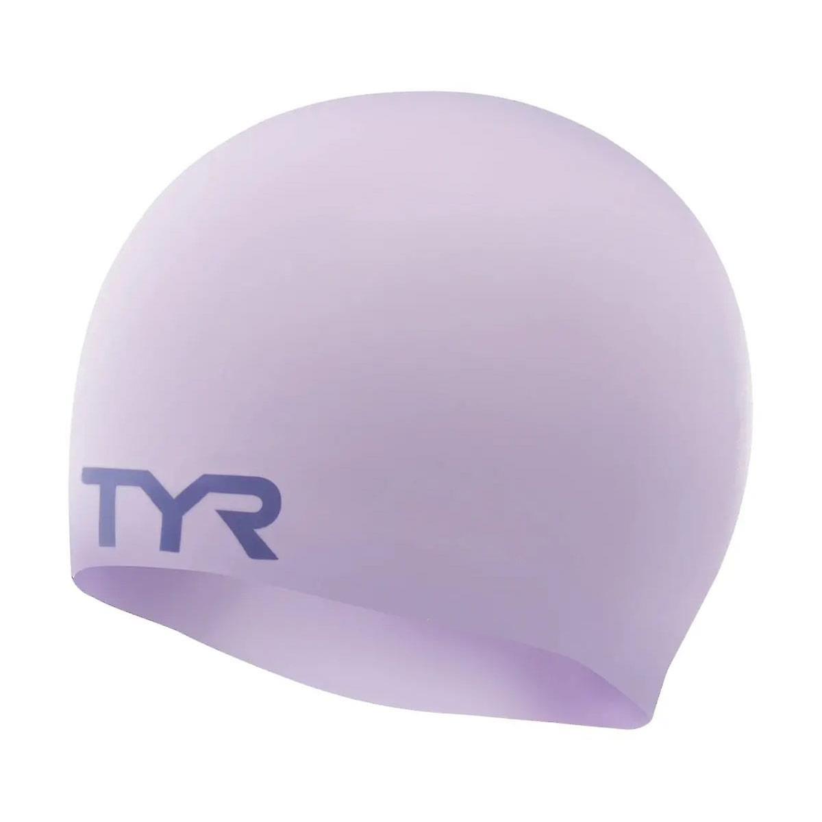 TYR Silicone Wrinkle-Free Swim Cap - Lavender - Womens