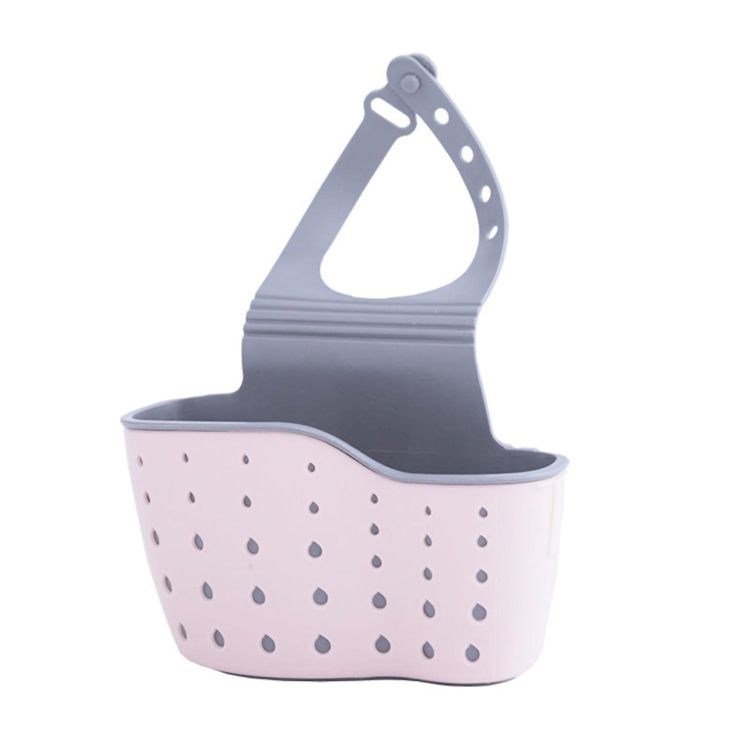 Drain Holder Double-layer Multi-hole Rubber Large Capacity Sink Rack for Sponge