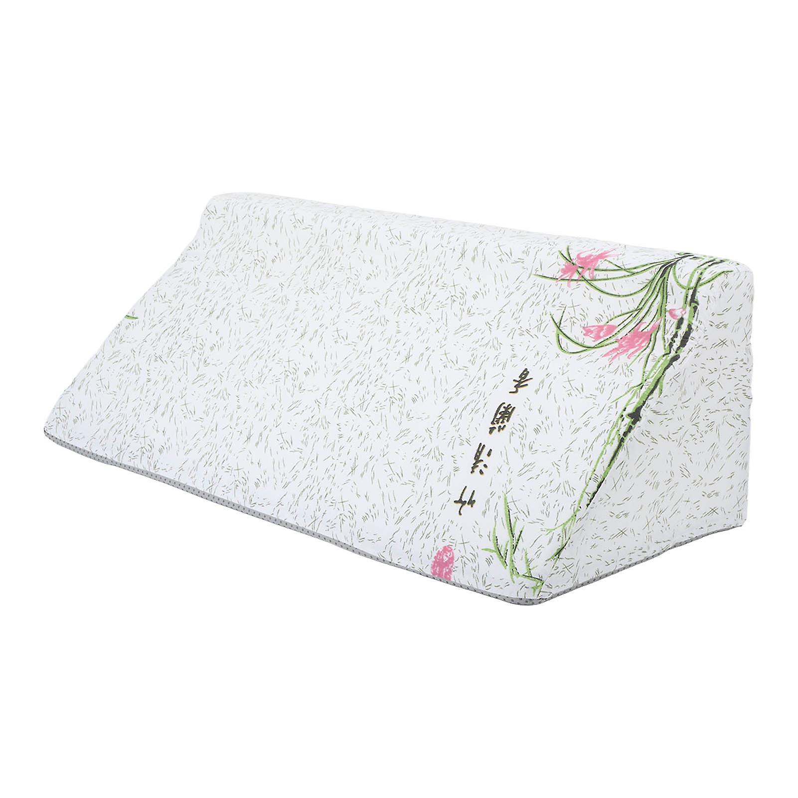 Side Sleeper Pillow, Back Elevation Pillow, Body Alignment Pillow, High Density Sponge, Slanted Ankle Support, 50 x 25 x 15 cm