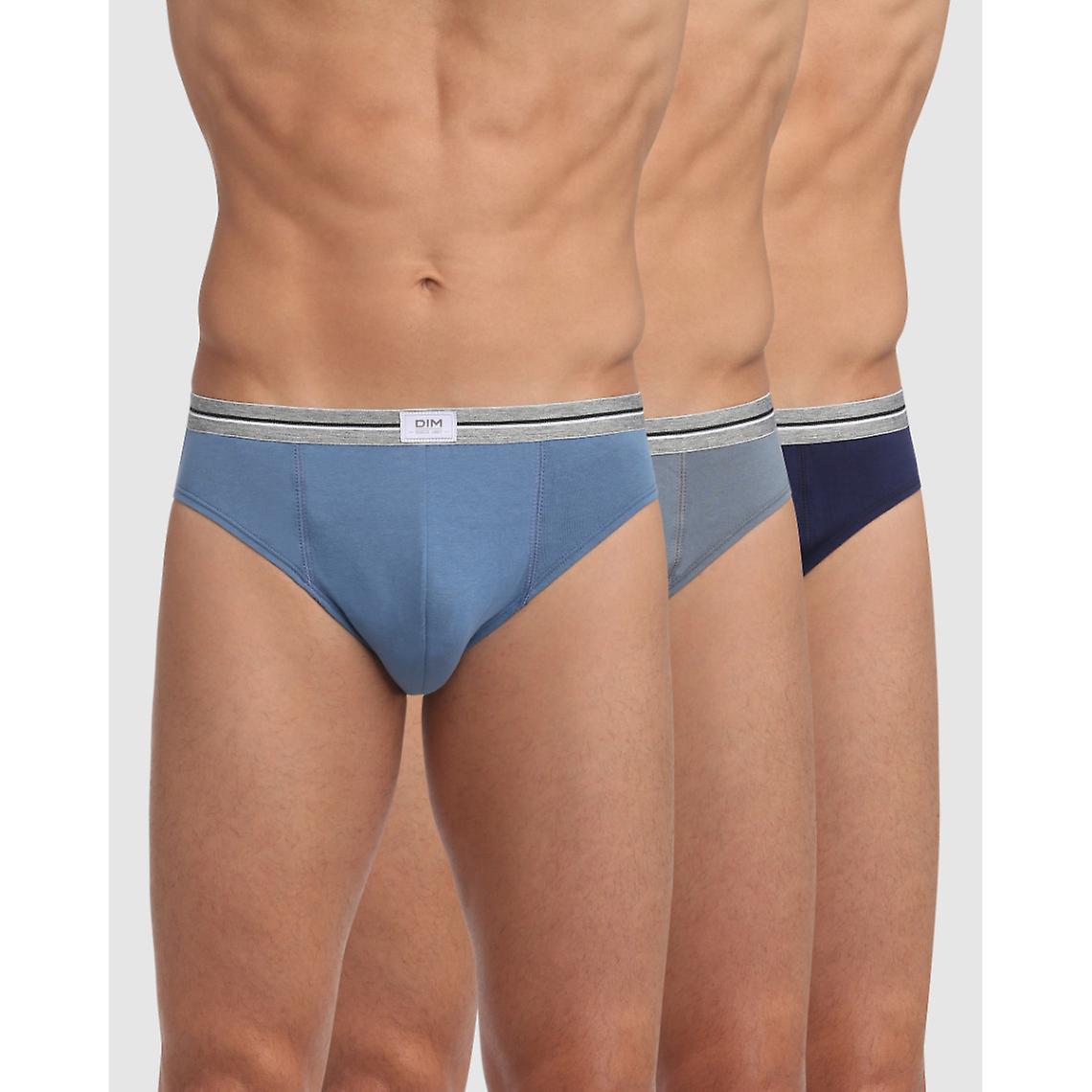 Blauer Baumwoll-Slip