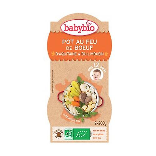 Organic Pot au Feu Beef Menu (from 12 months) 2 units of 200g