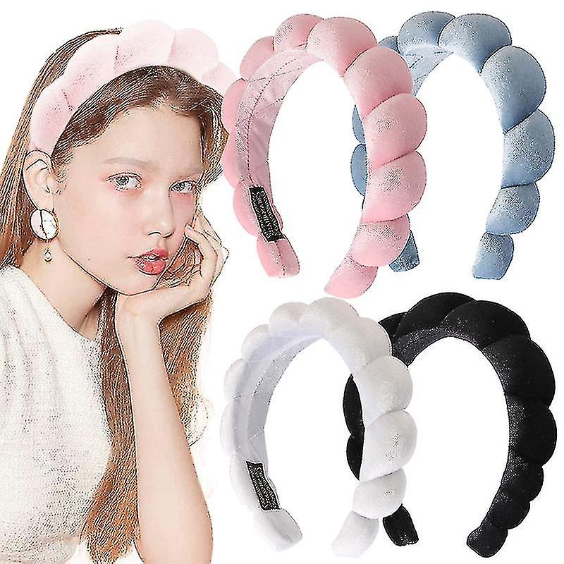 סרט ראש ספא שטיפת פנים טוויסט מגבת רצועות ראש יוגה סרט טרנינג רצועות ספוג