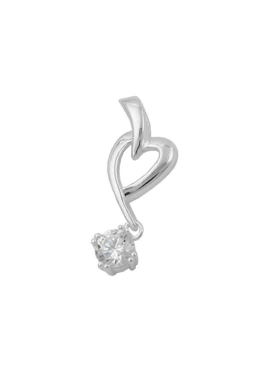 Pendant Heart With Zirconia Silver 925 - Gl91988