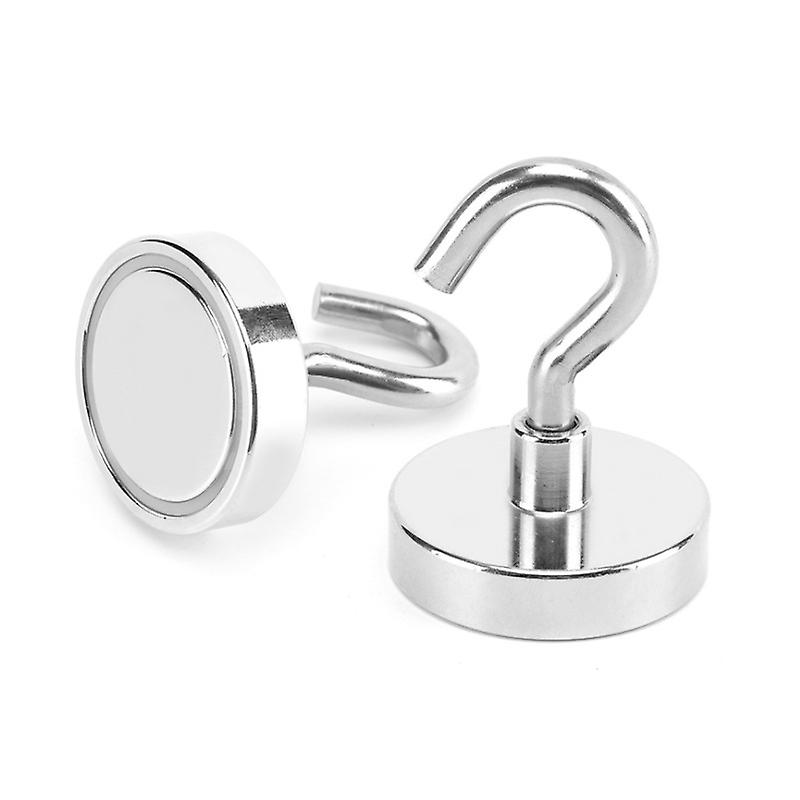 4 Pack Magnetic Hooks Heavy Duty, 90 lb Strong Magnetic Hooks for Hanging, Toolbox, Cruise, Office