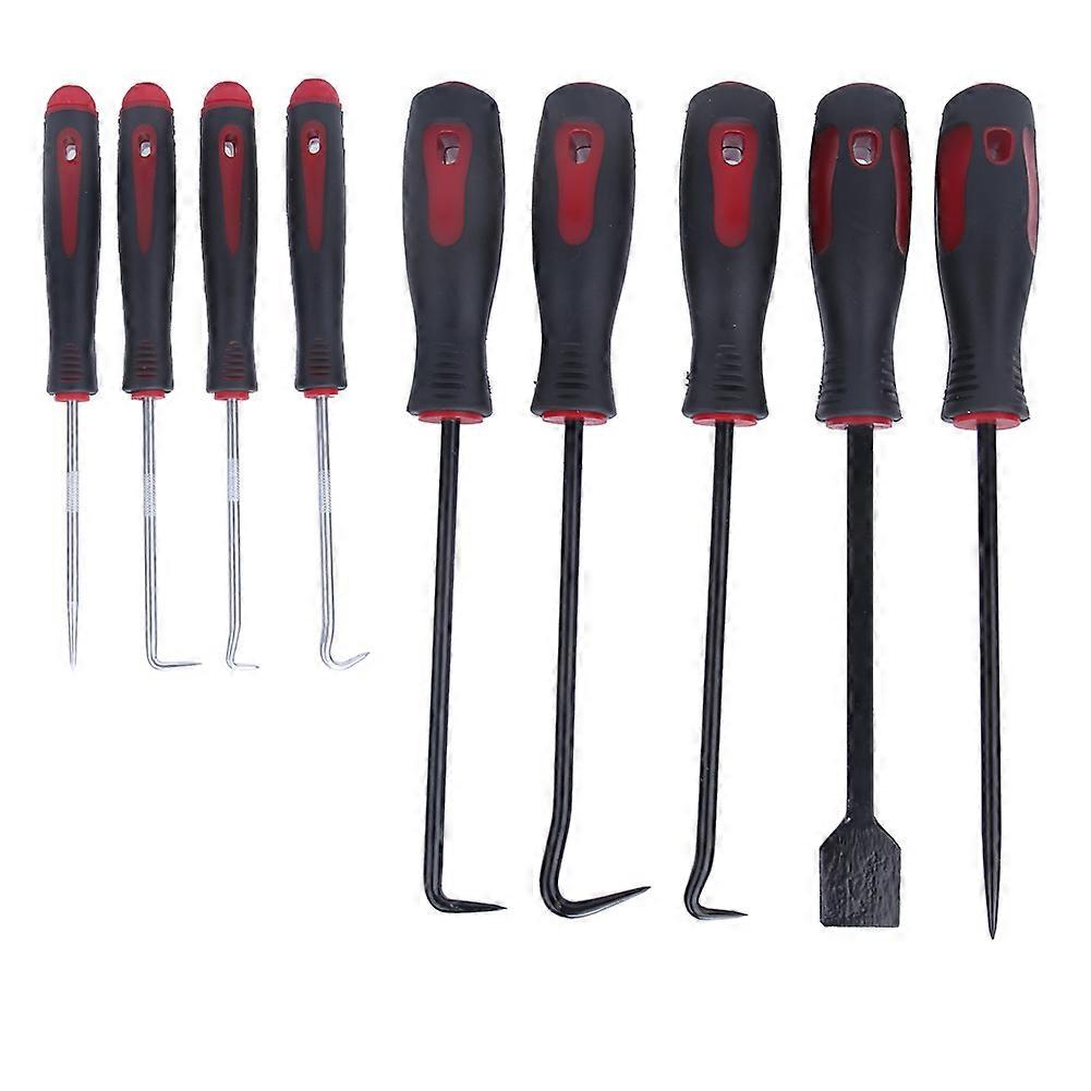 9PCS Precision Scraper Pick Hook Set Oil Seal Puller Gasket O Ring Hose Removal Tool