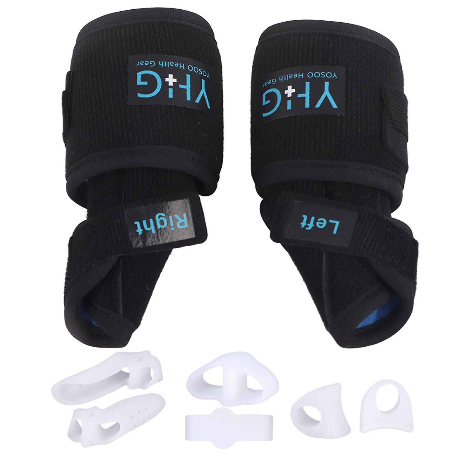 1 Pair Bunion Correctors & 3 Pairs Silicone Gel Toe Separators (L)