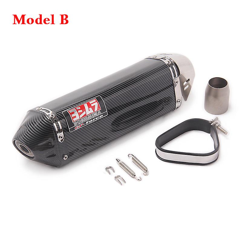 51mm Universal Motorrad Yoshimura Auspuffrohr Flucht Schalldämpfer Carbon Faser DB Mörder Dirt Bike Für R6 PCX125 GSR750 Z900 tmax