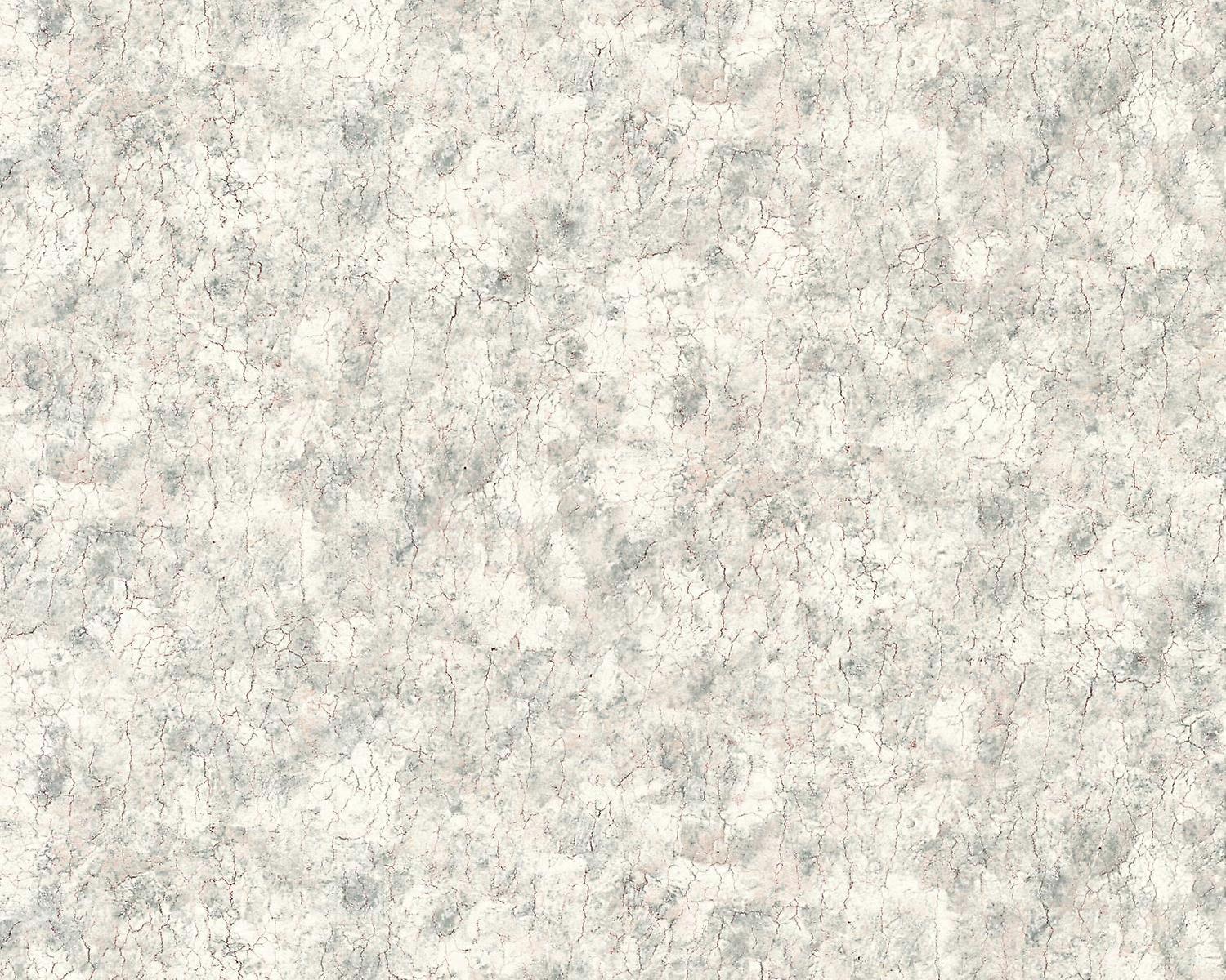 Plaster look non-woven wallpaper wall EDEM 807DN45 hot embossed slightly textured with decorative render look matt grey quartz grey brick red