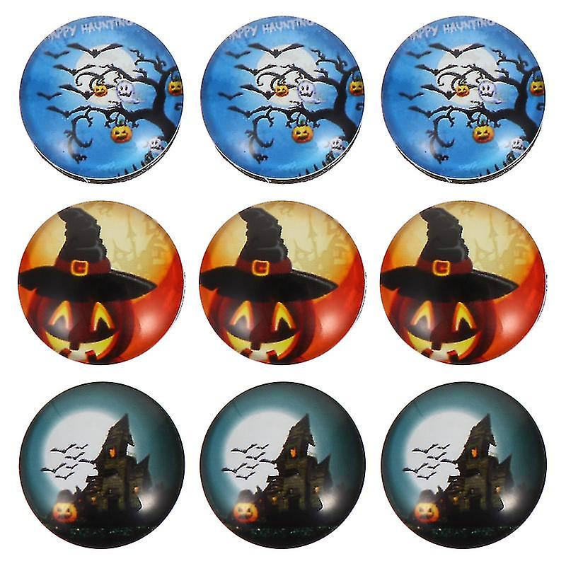 9pcs Refrigerator Magnet For Halloween Decorations