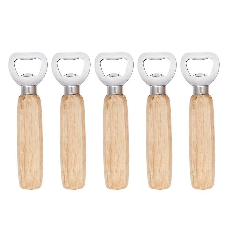 5pcs Wooden Handle Bottle Stopper