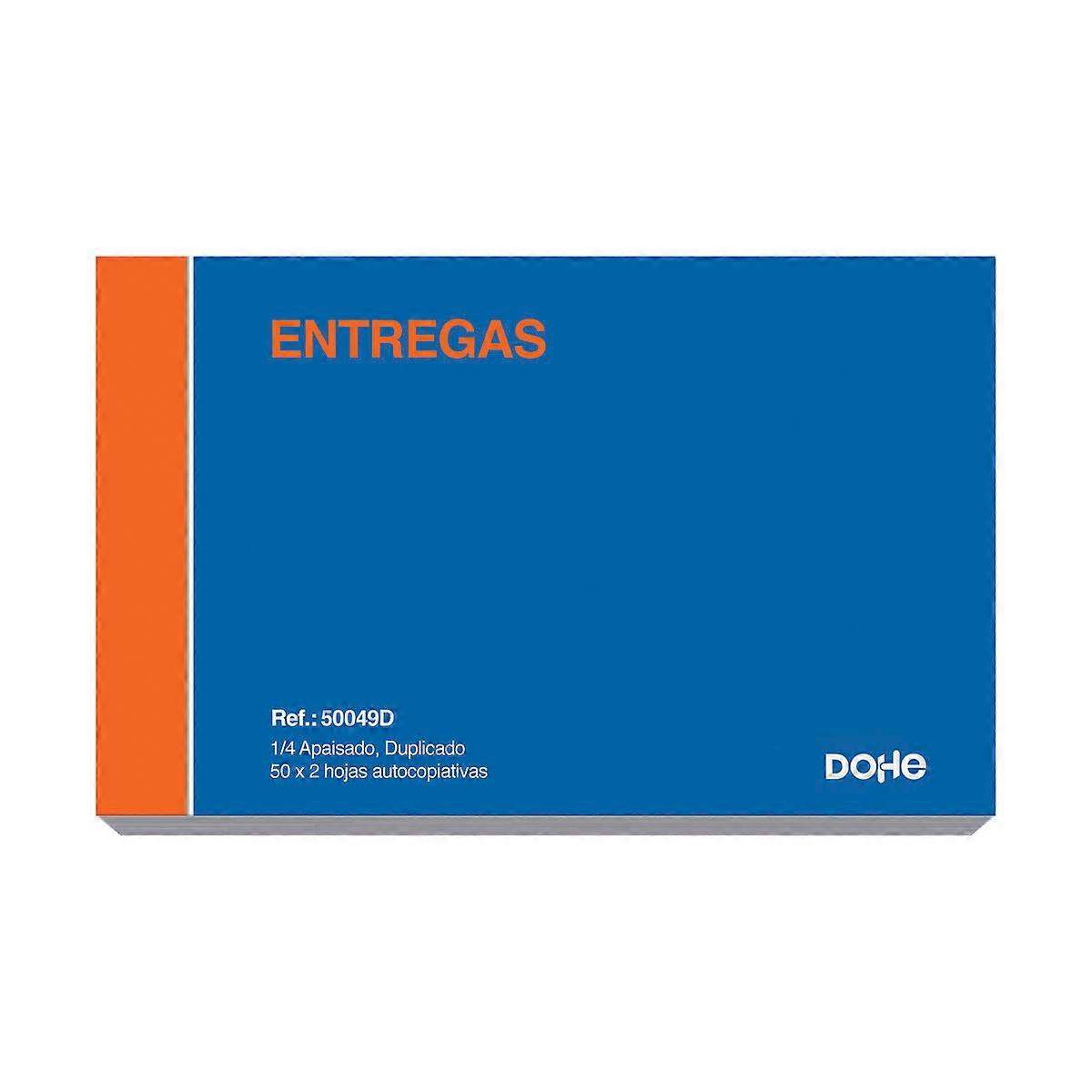 Delivery Book DOHE 50049D 1/4 10 Pieces 100 Sheets
