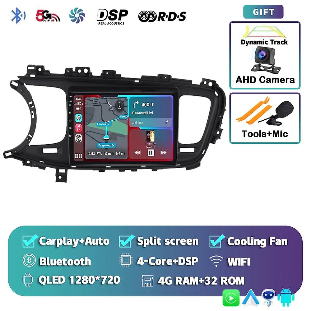 Android 13 Auto Carplay Wifi+4g Car Radio For Kia Optima K5 2011-2015 Gps Navi Multimedia Player Stereo Head Unit No 2din Dvd Bt