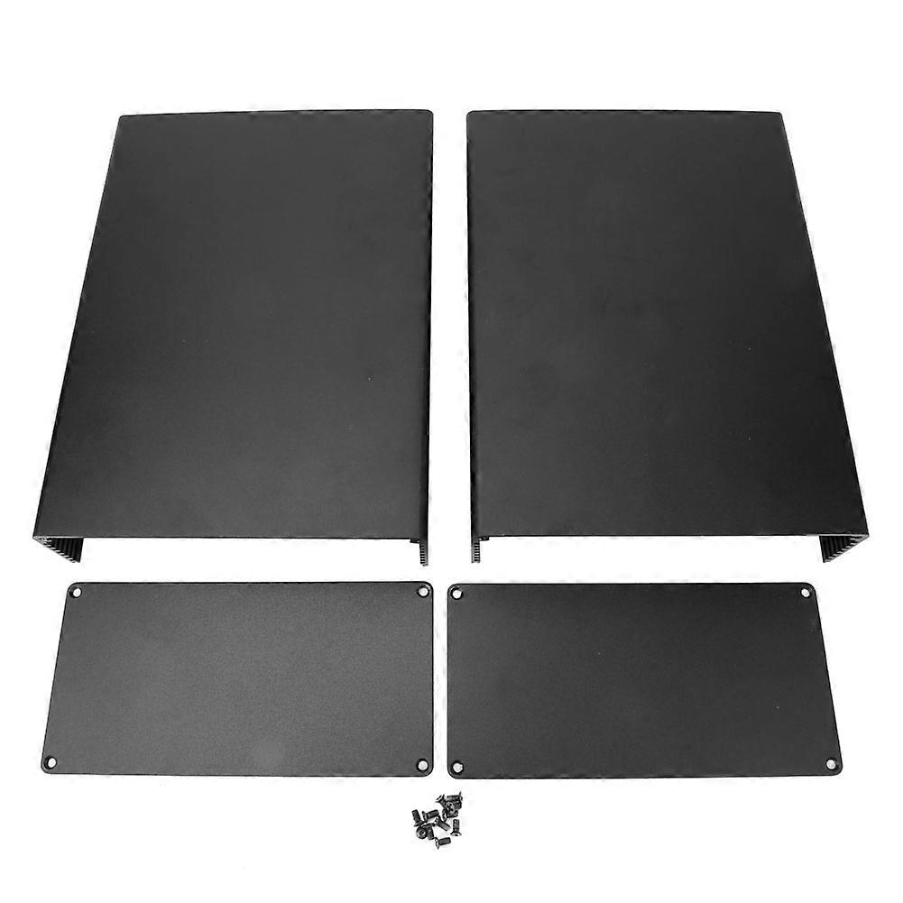 Split type aluminum cooling enclosure, GPRS PCB electronics box 80 x 160 x 220 mm