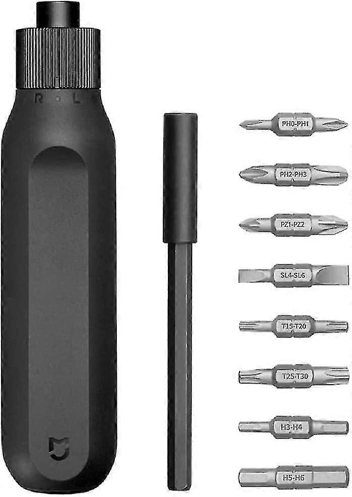 16 In 1 Ratcheting Screwdriver Kit With Pop-up Bit With Storage Ph0, Ph1, Ph2, Ph3, H3, H4, H5, H6, Sl4, Sl4, Sl6, Pz1, Pz2, T15, T20, T25, T30 Steel